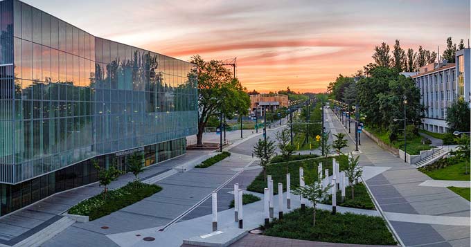 Bennett University campus